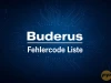 Buderus Fehlercode Liste (PDF) – Alle Fehlercodes und Lösungen auf Deutsch
