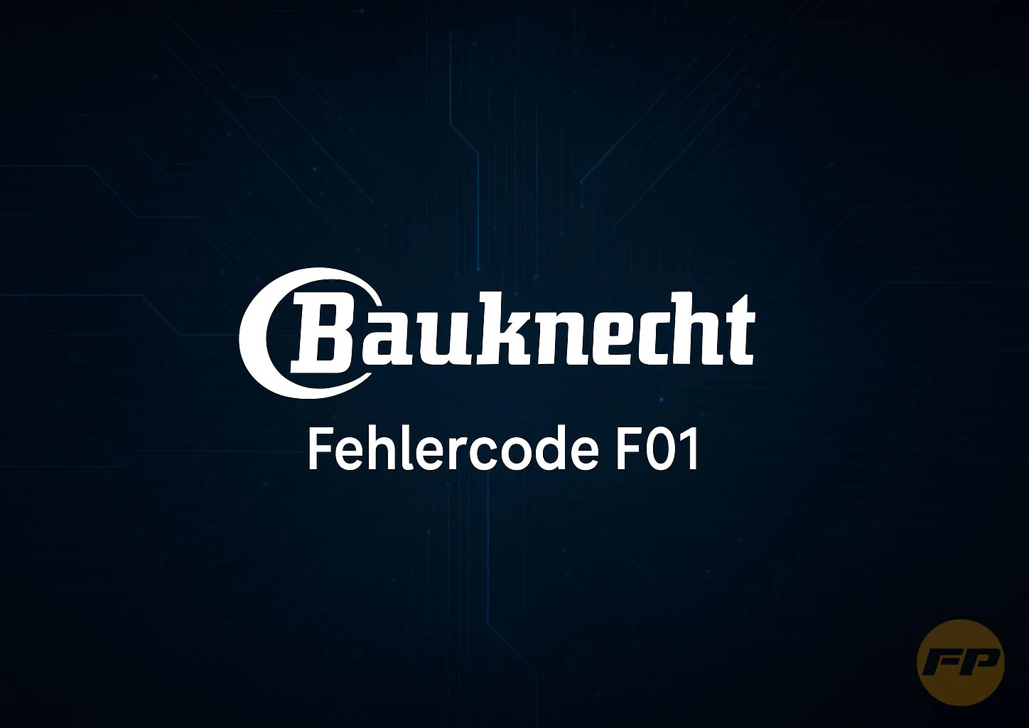 Bauknecht Trockner zeigt Fehler F01 an? So beheben Sie das Problem